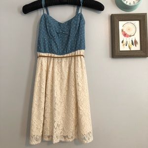 kohls denim dress